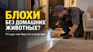 Read more about the article Блохи в квартире без животных: откуда они берутся и где искать